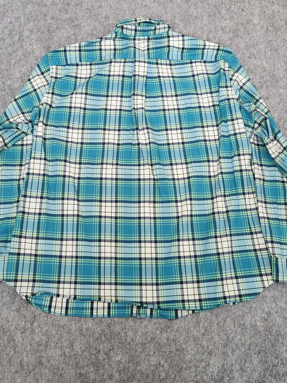 Vineyard Vines On The Go Performance Shirt Men’s 2XL Green Madras Plaid Brrr
